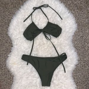EXPRESS ARMY GREEN BIKINI